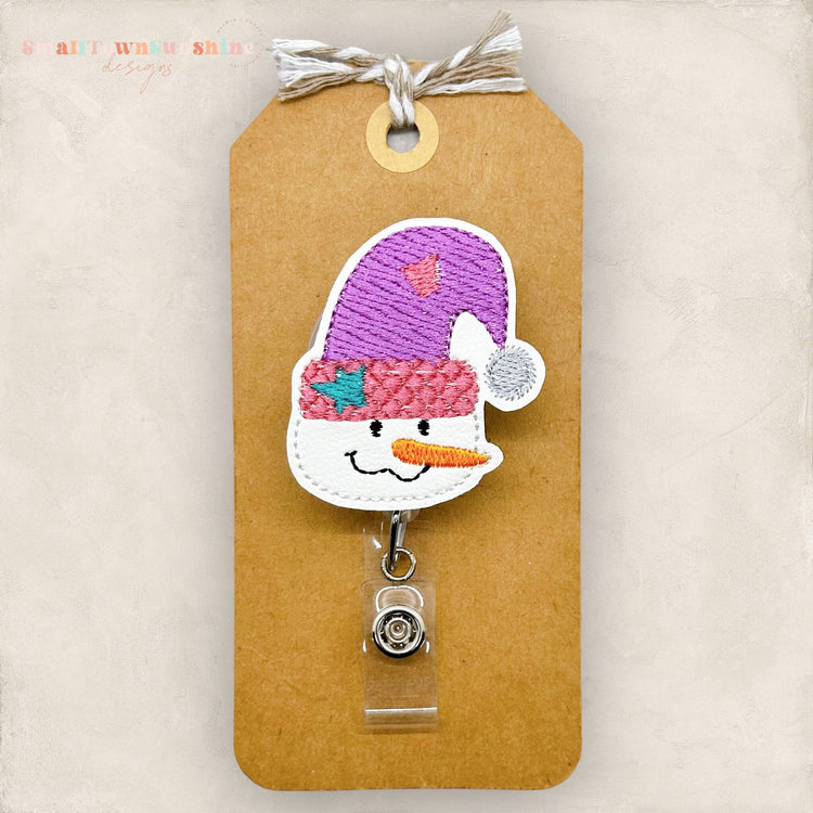 Snowman Badge Topper