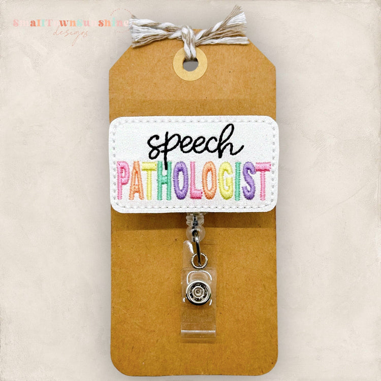 Speech Pathologist Badge Topper