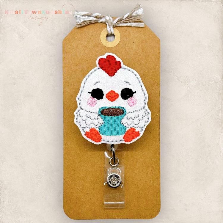 Coffee Chick Badge Topper