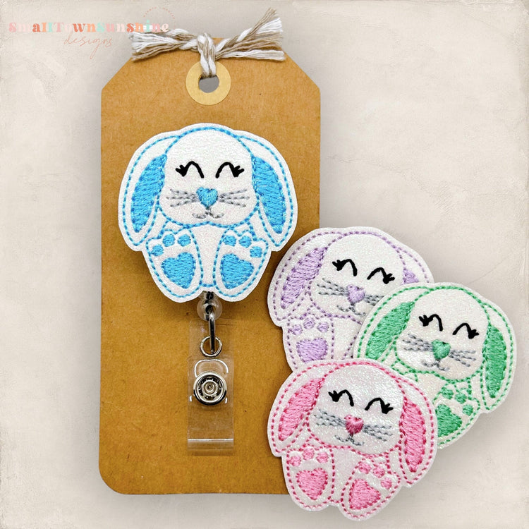 Floppy Ear Bunny Badge Topper