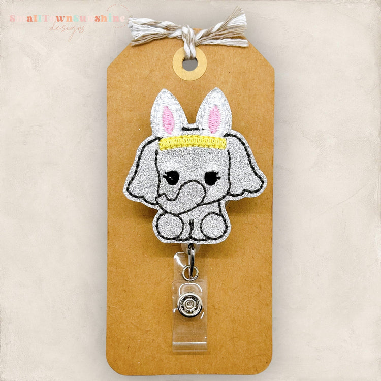 Elephant Bunny Badge Topper