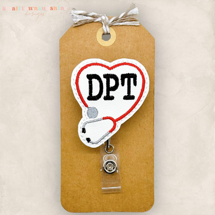 Doctor of Physical Therapy Badge Topper