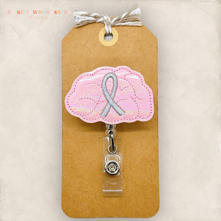 Brain Cancer Awareness Badge Topper