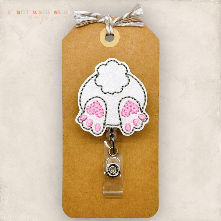 Bunny Butt Badge Topper