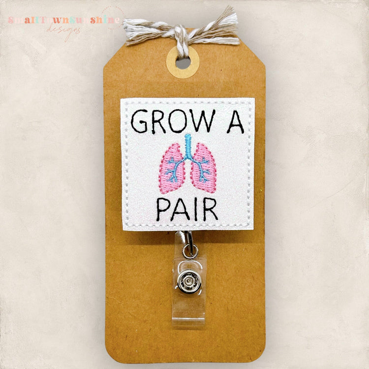 Grow a Pair Badge Topper