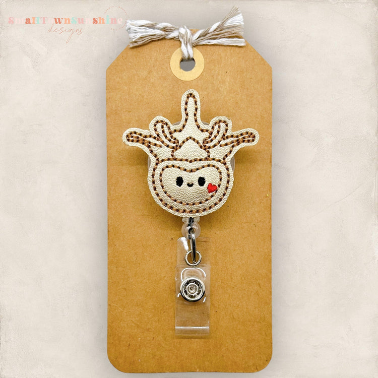 Vertebrae Badge Topper