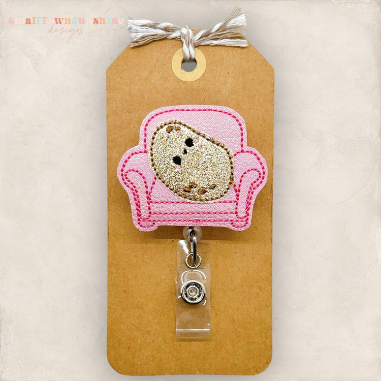 Couch Potato Badge Topper
