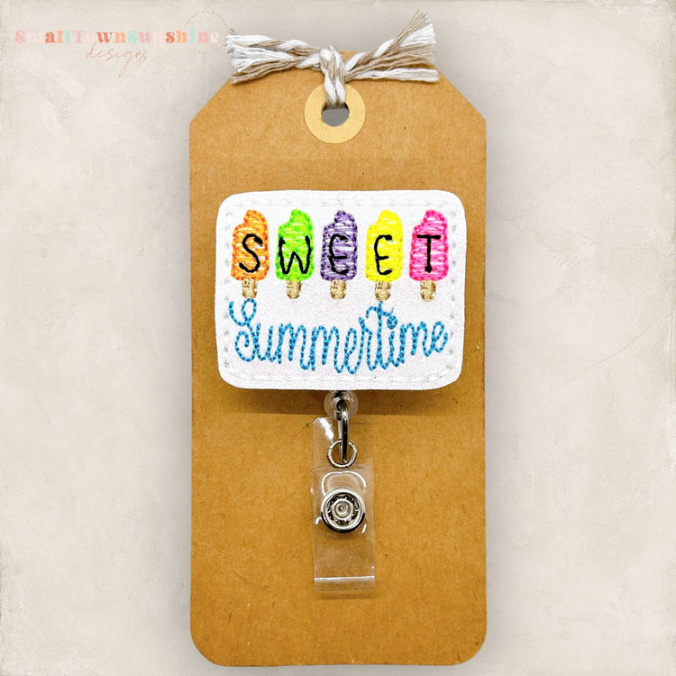 Sweet Summertime Badge Topper