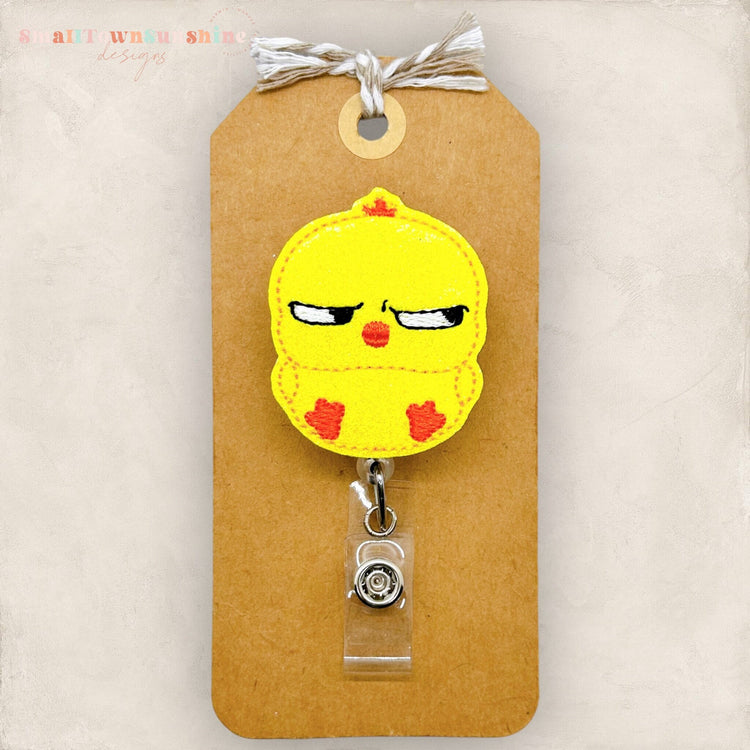Annoyed Chick Badge Topper