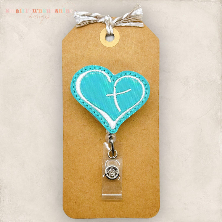 Faith Heart Badge Topper