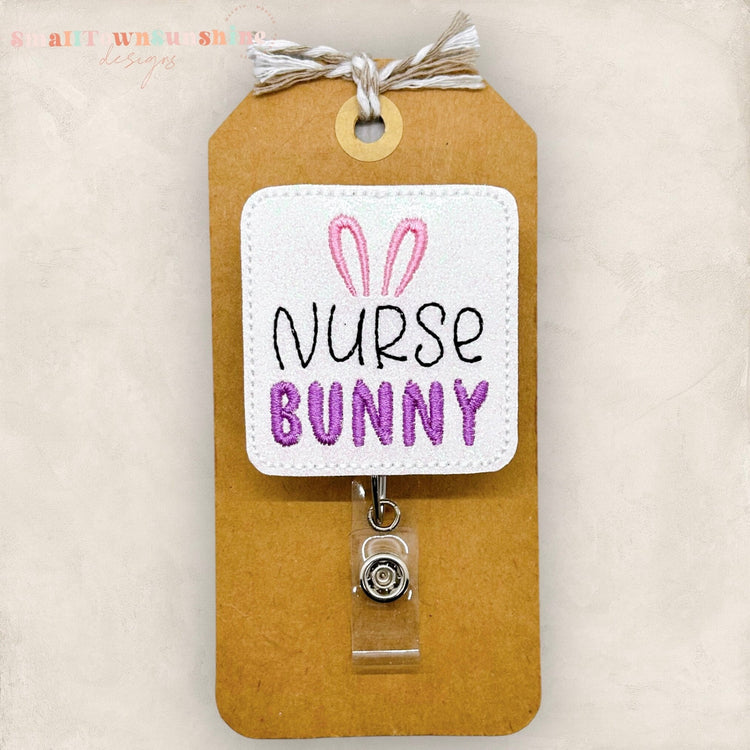 Nurse Bunny Badge Topper