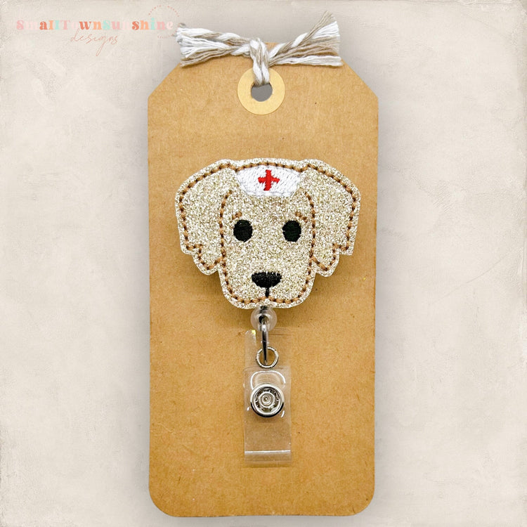 Nurse Dog Badge Topper