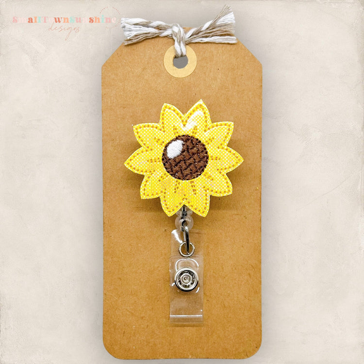 Sunflower Badge Topper