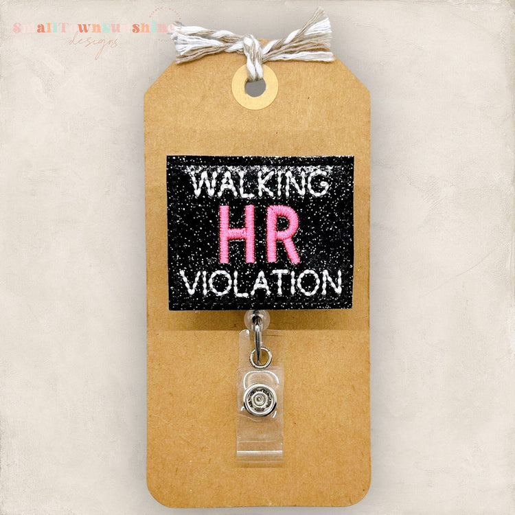 Walking HR Violation Badge Topper