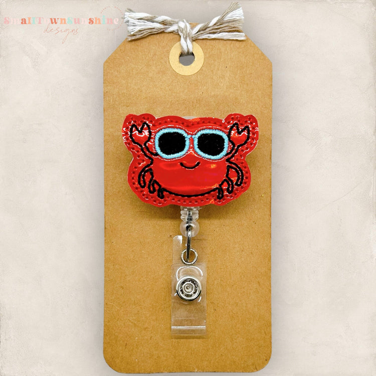 Cool Crab Badge Topper