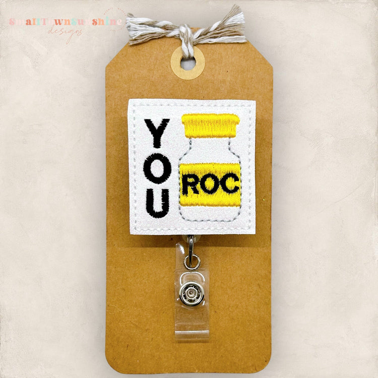 You ROC Badge Topper