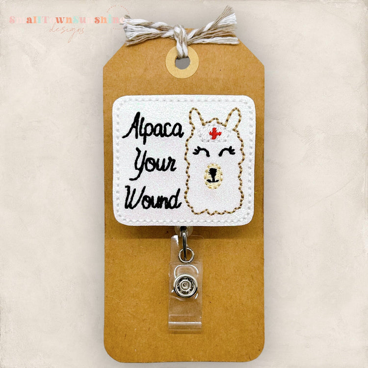 Alpaca Your Wound Badge Topper