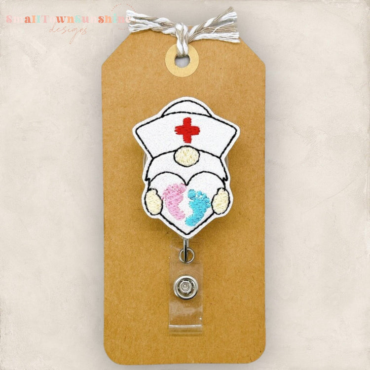 Gnome Nurse Badge Topper