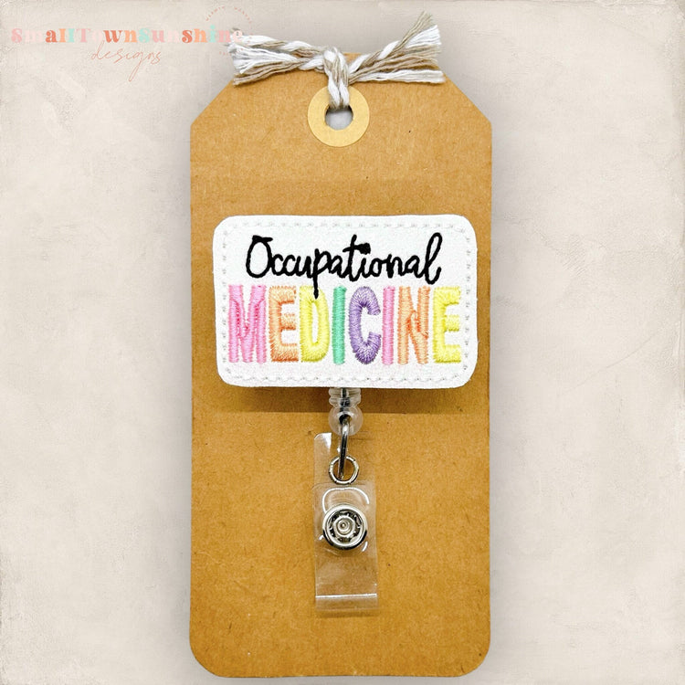 Occupational Medicine Badge Topper