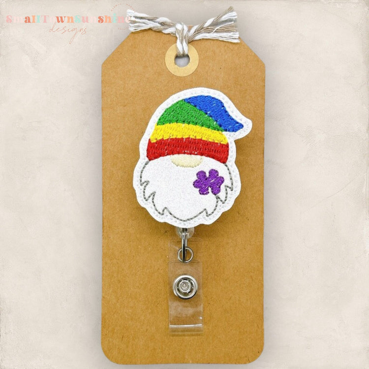 Autism Gnome Badge Topper