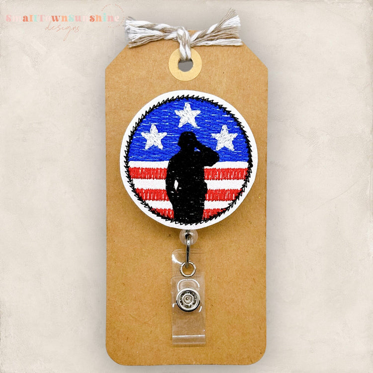 Honor our Heroes Badge Topper