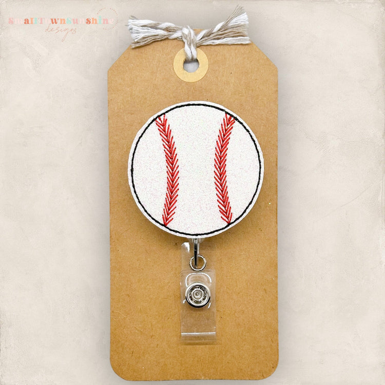 Baseball Badge Topper