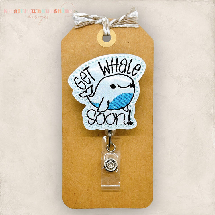 Get Whale Soon Badge Topper