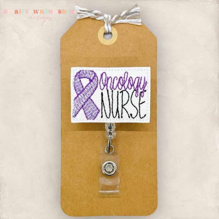 Oncology Nurse Badge Topper