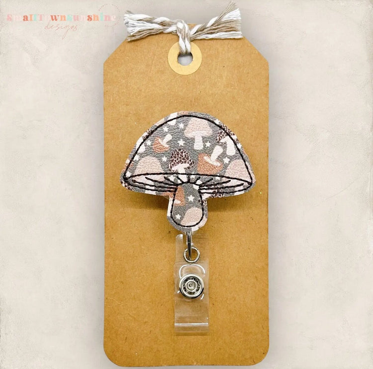 Mushroom Badge Topper