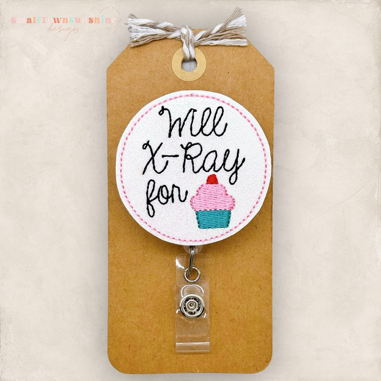 Will X-Ray for Cupcakes Badge Topper