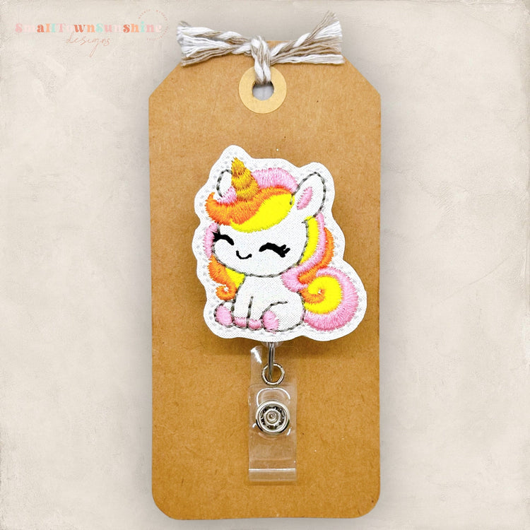 Pretty Unicorn Badge Topper
