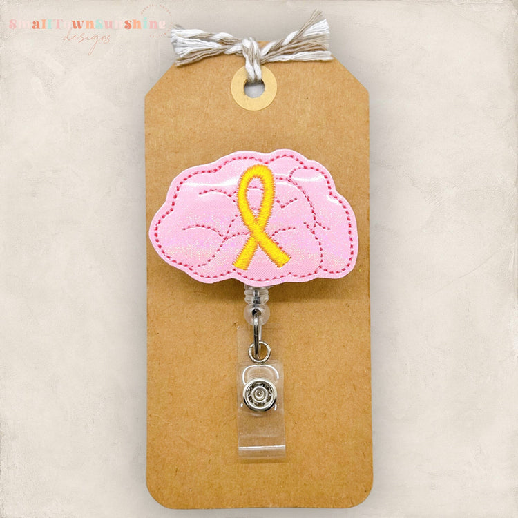 Childhood Brain Cancer Badge Topper