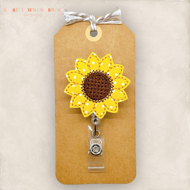 Sunflower Badge Topper