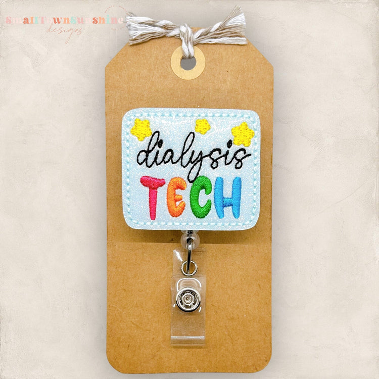 Dialysis Tech Badge Topper