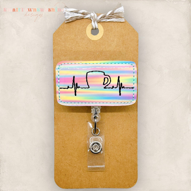 Coffee EKG Badge Topper