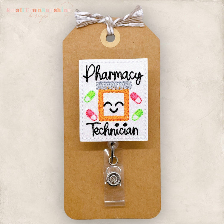 Pharmacy Technician Badge Topper