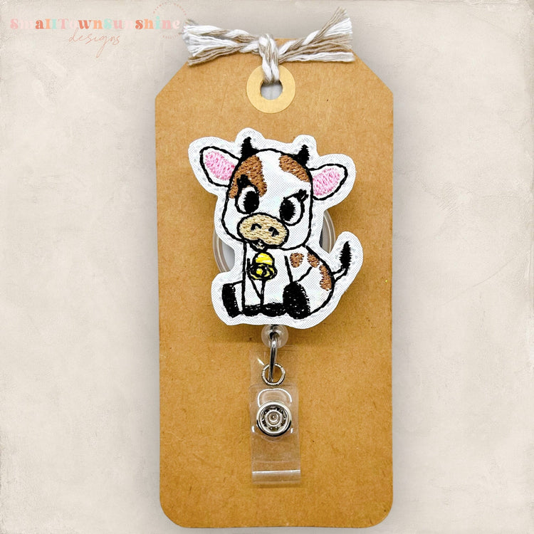 Baby Cow Badge Topper