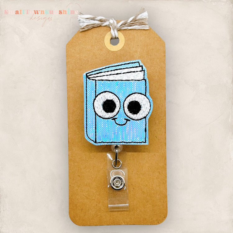 Cute Book Badge Topper