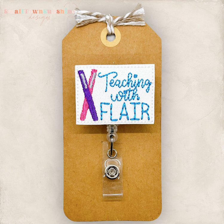 Teaching With Flair Badge Topper