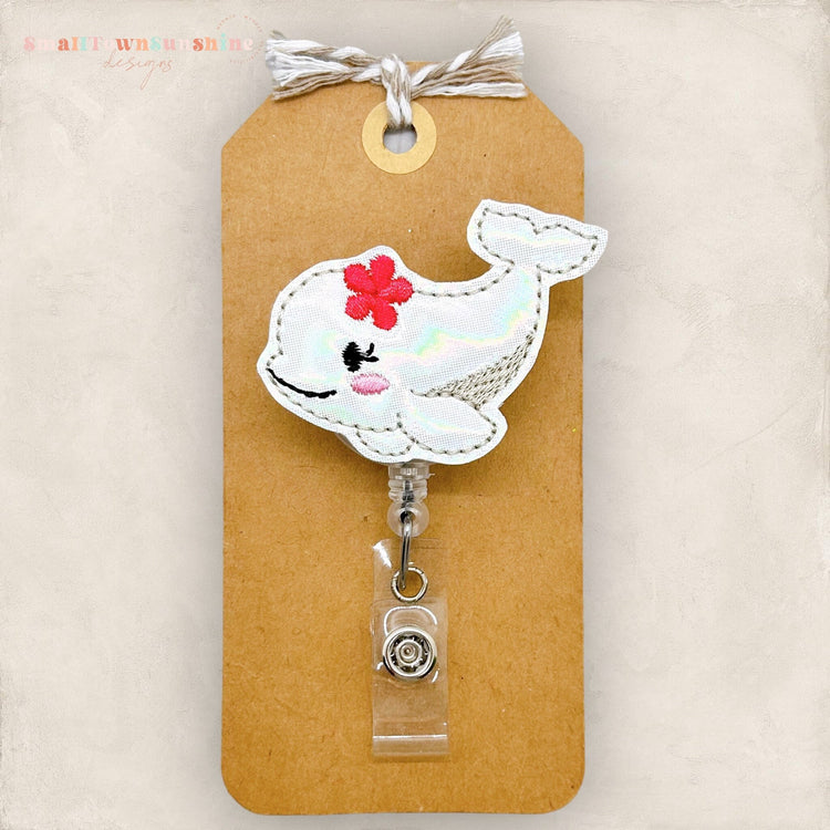 Beluga Whale Badge Topper