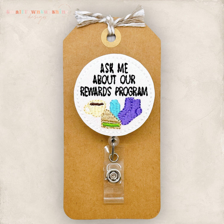 funny rewards program badge reel