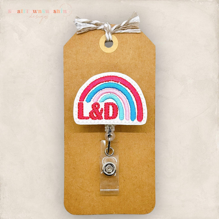 labor and delivery badge reel