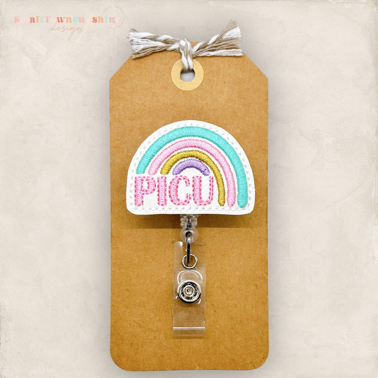 picu rainbow badge reel
