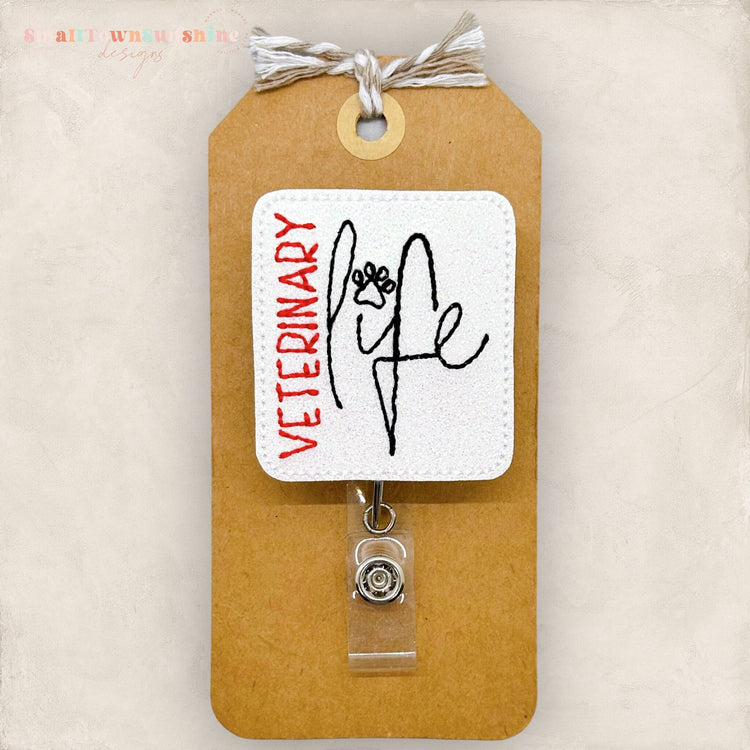 veterinary life badge reel