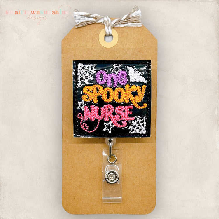 One Spooky Nurse Badge Topper