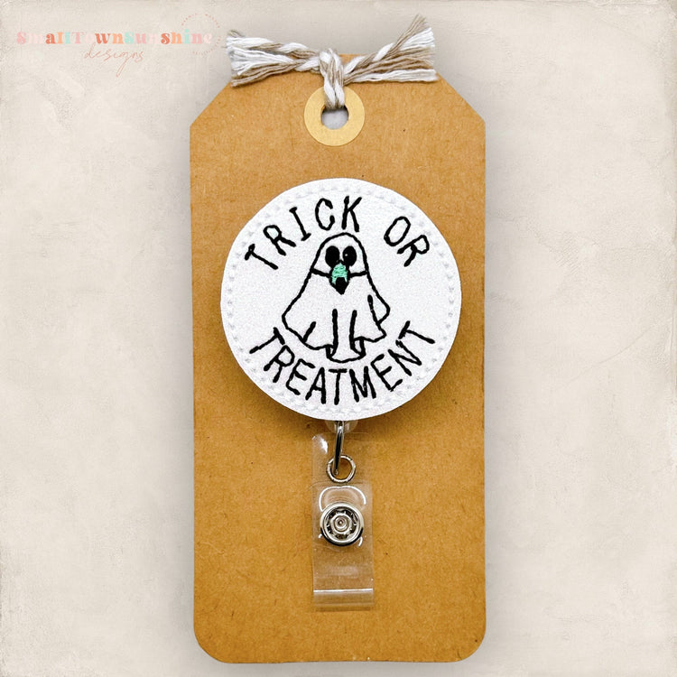 Trick or Treatment Badge Topper