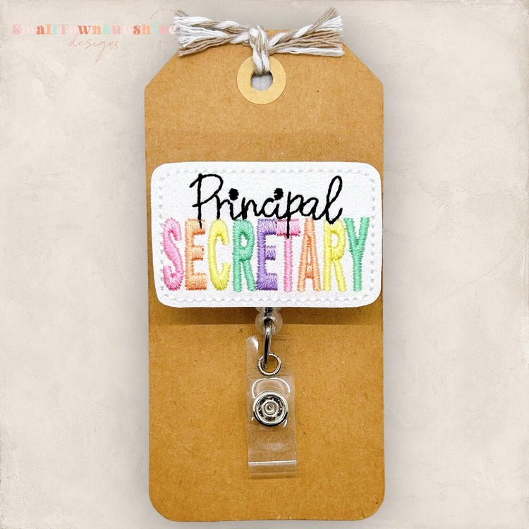 principal secretary badge holder