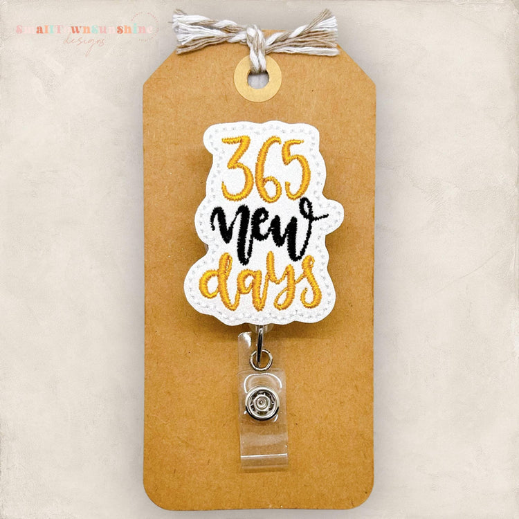 january badge reel, new years day badge reel, 365 new days