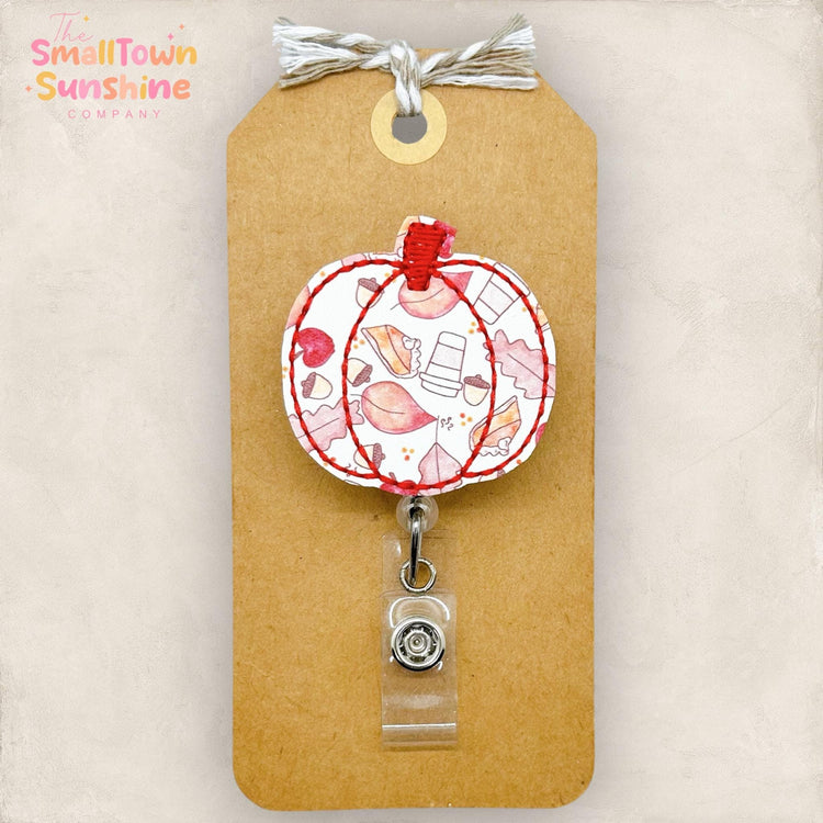 Fall Things Pumpkin Badge Topper
