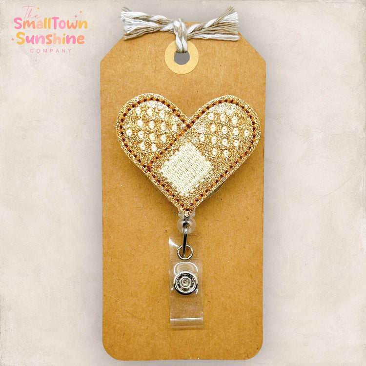 Bandage Heart Badge Topper